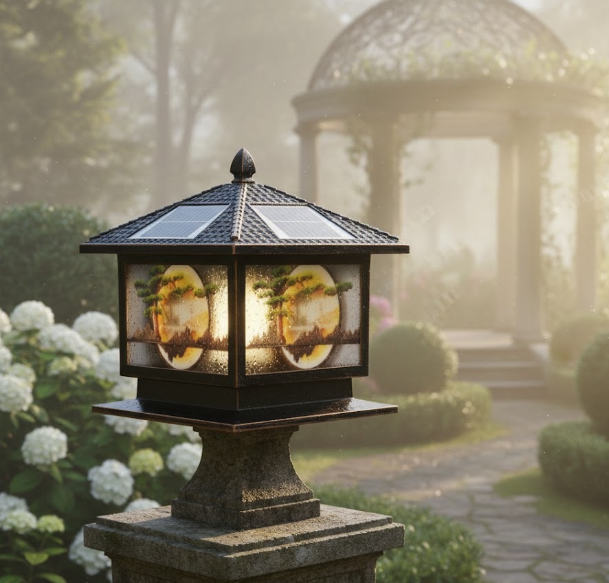 Đèn trụ cổng FJ208-400