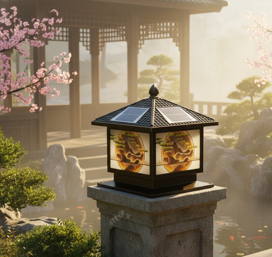 Đèn trụ cổng FJ206-400