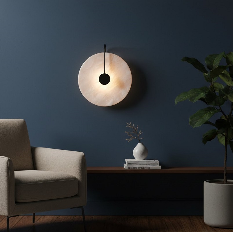 Đèn tường đá cẩm thạch phong cách hiện đại SNT978