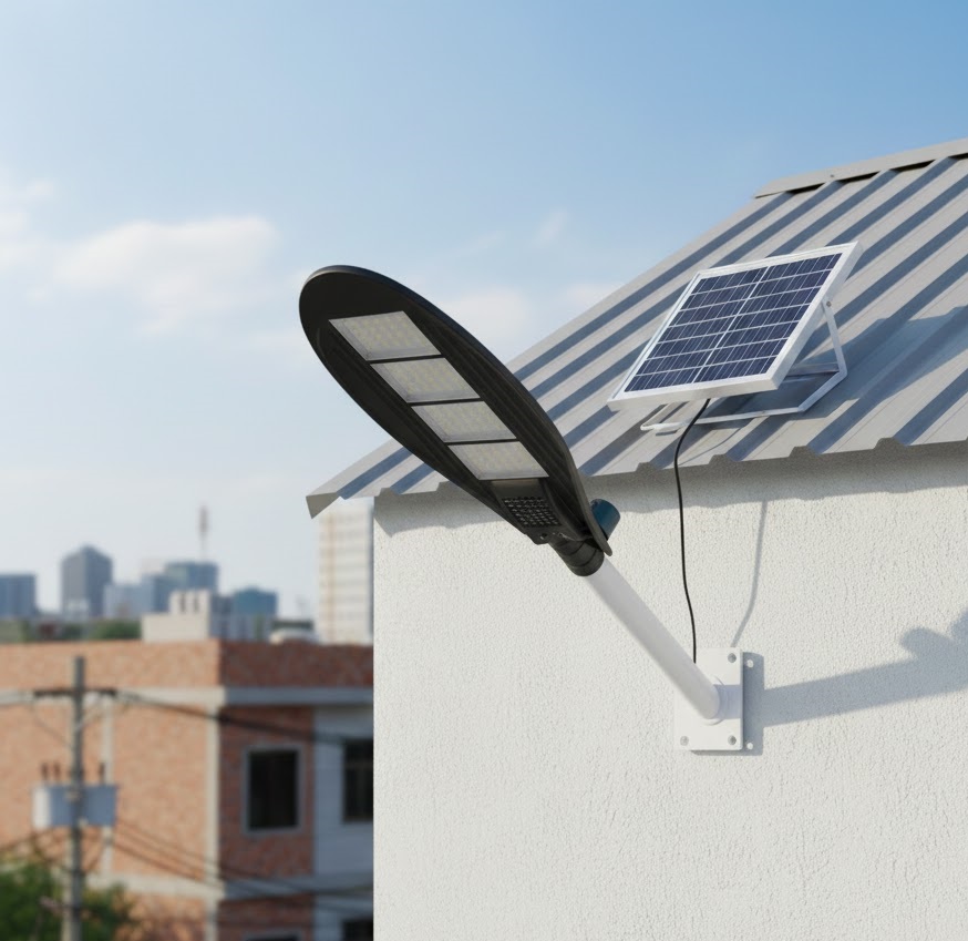 Đèn đường cảm biến 04