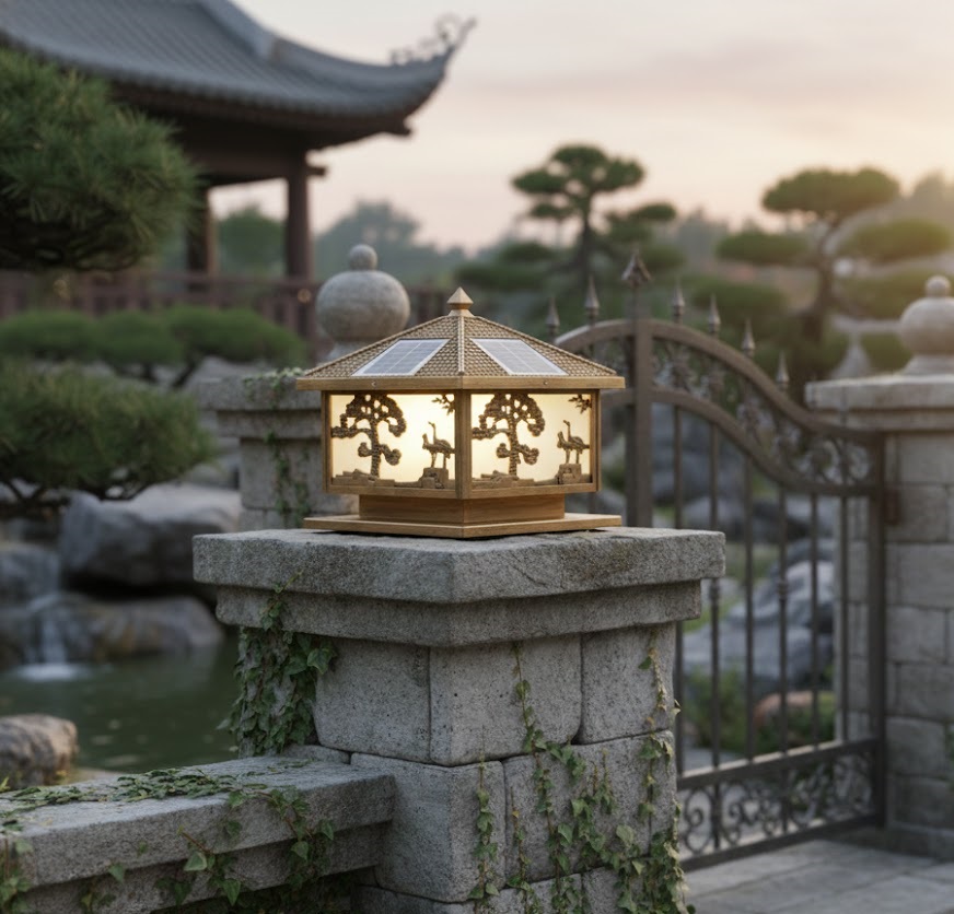 Đèn trụ cổng ZXA019