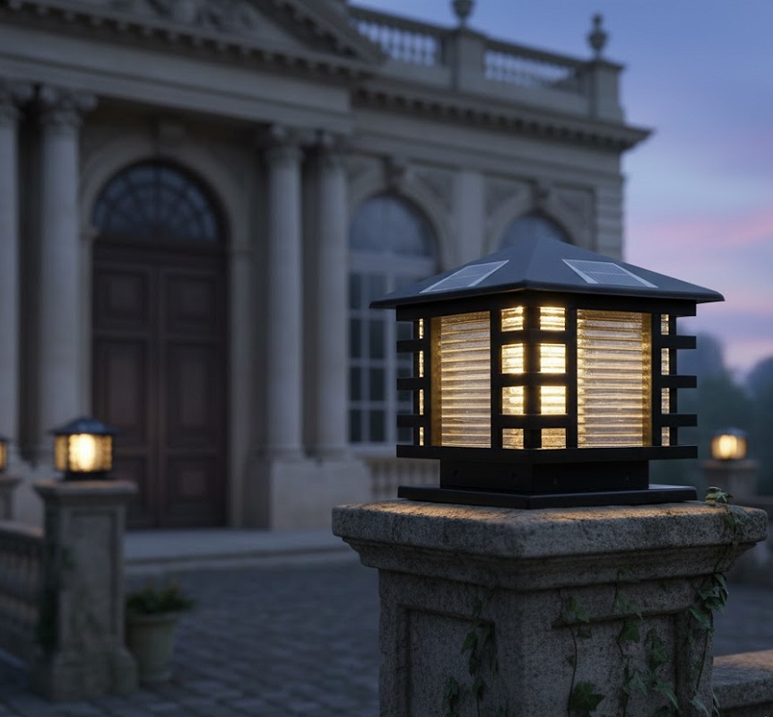 Đèn trụ cổng SNT5466