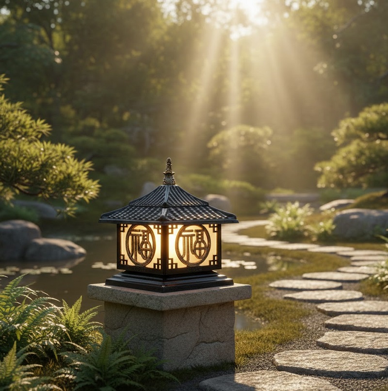 Đèn trụ cổng TD437F