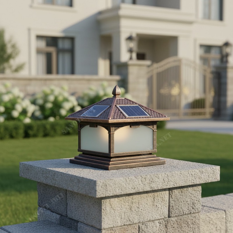 Đèn trụ cổng SOLAR411