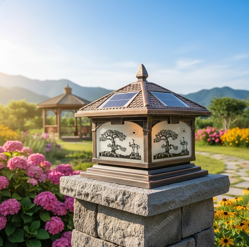 Đèn trụ cổng SOLAR451