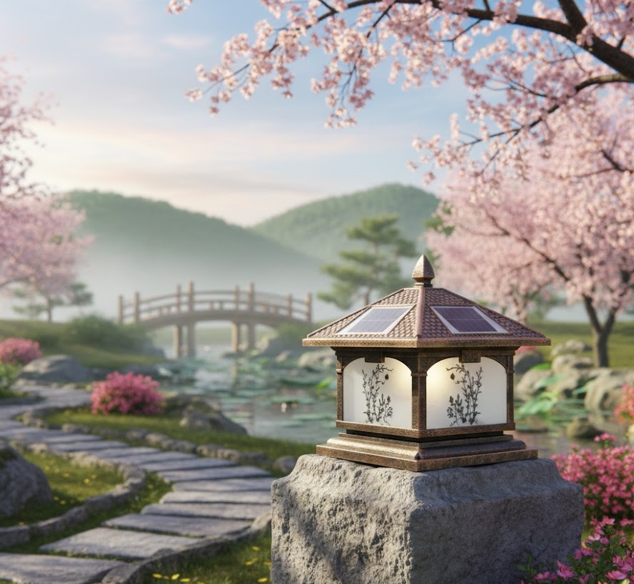 Đèn trụ cổng SOLAR419