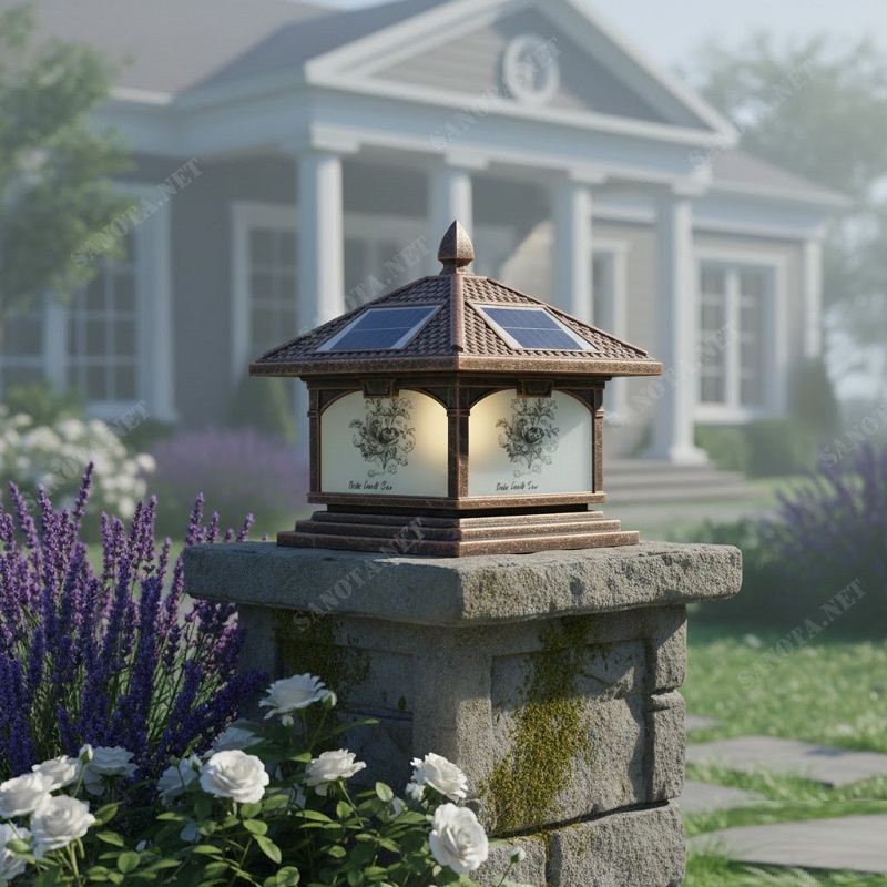 Đèn trụ cổng SOLAR415