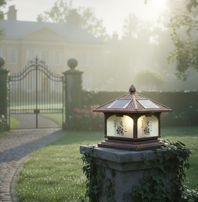 Đèn trụ cổng SOLAR413