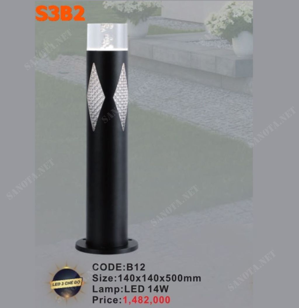 Đèn trụ đứng B12 - Ảnh 2