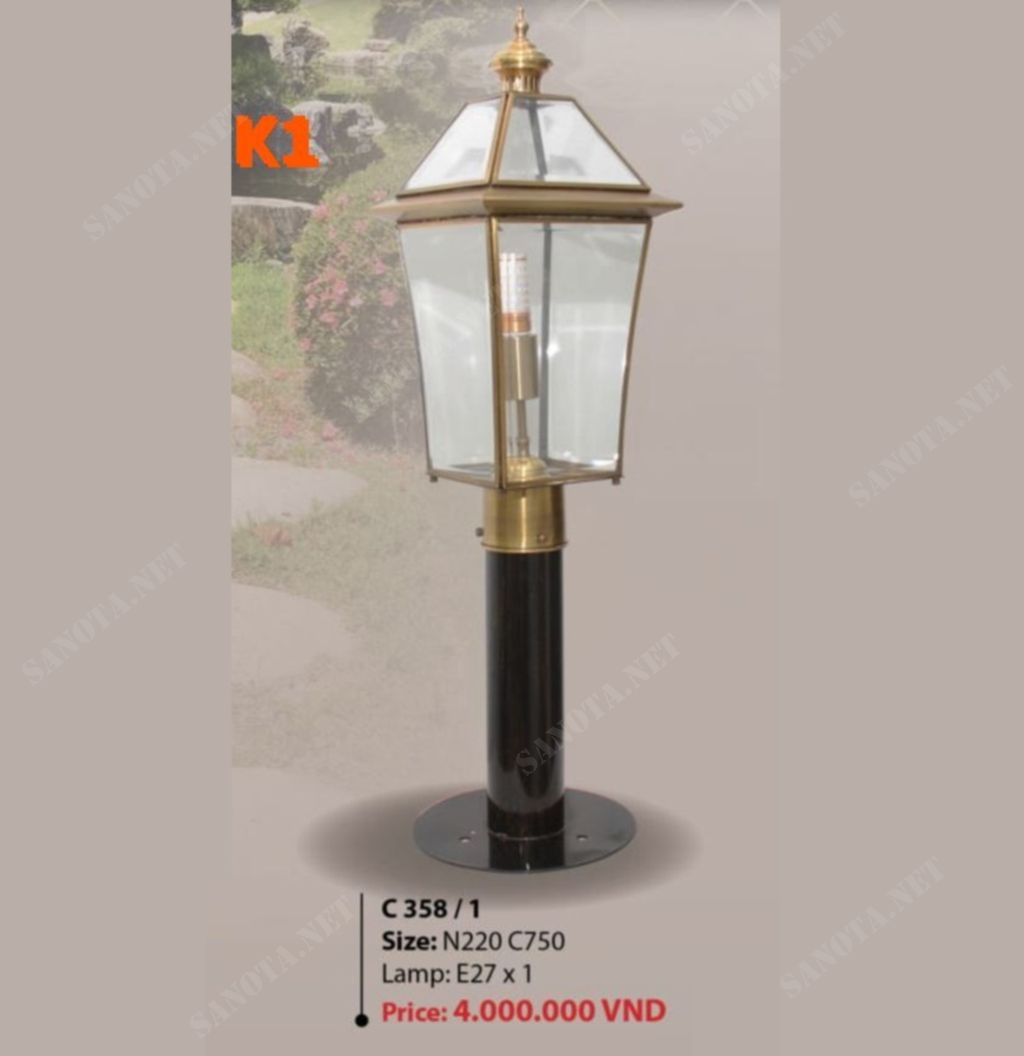 Đèn trụ đứng C358 - Ảnh 2