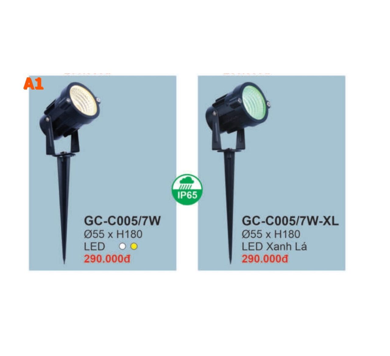 Đèn ghim cỏ GCC0057W - Ảnh 2