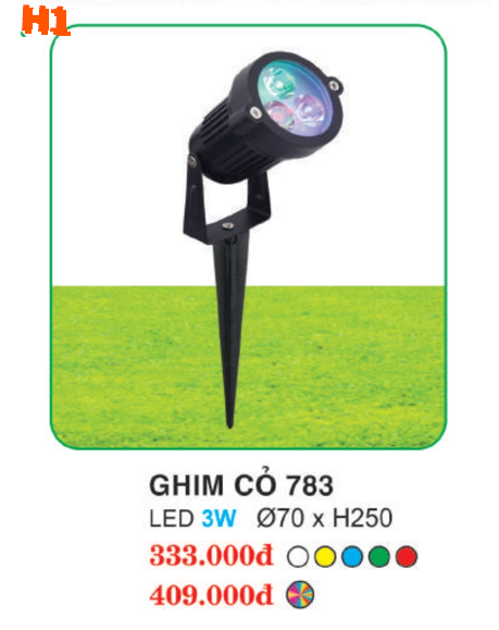Đèn ghim cỏ 783 - Ảnh 2