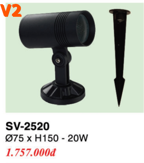 Đèn ghim cỏ SV2520 - Ảnh 2