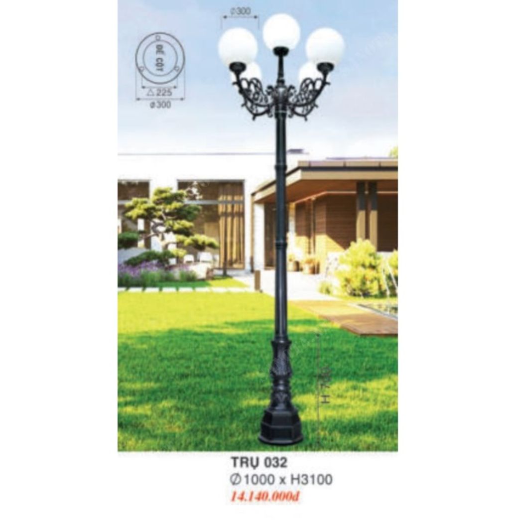 Đèn trụ đứng TRỤ032 - Ảnh 2