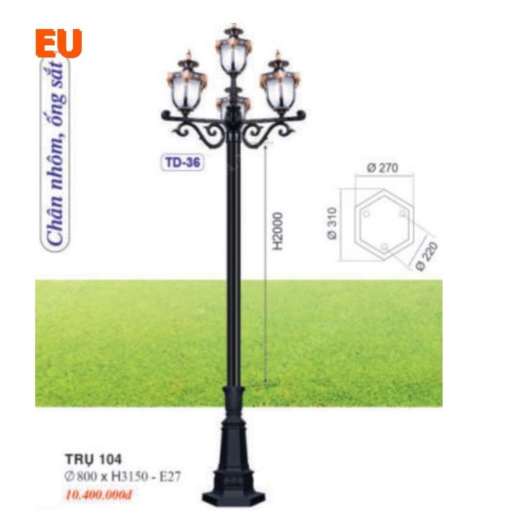 Đèn trụ đứng TRỤ104 - Ảnh 2