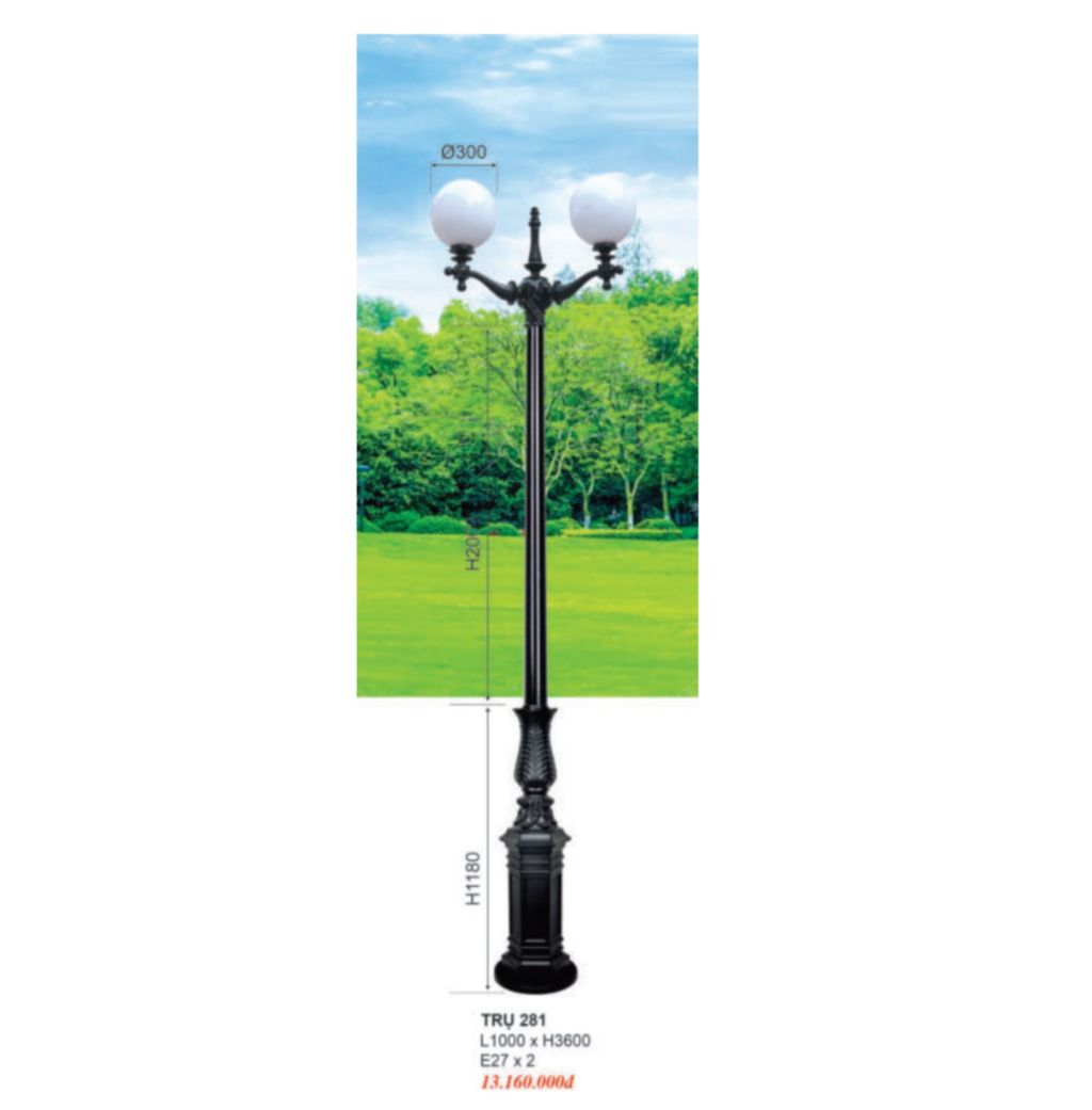 Đèn trụ đứng TRỤ281 - Ảnh 2