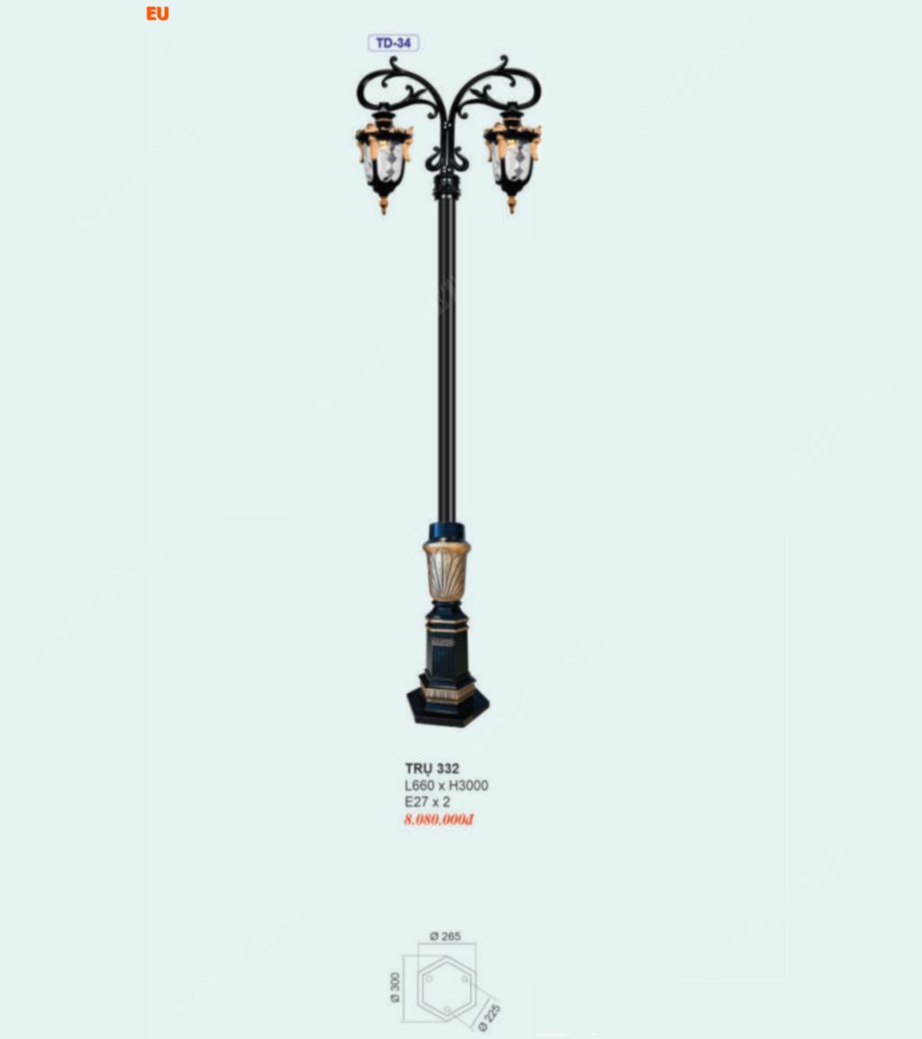 Đèn trụ đứng TRỤ332 - Ảnh 2