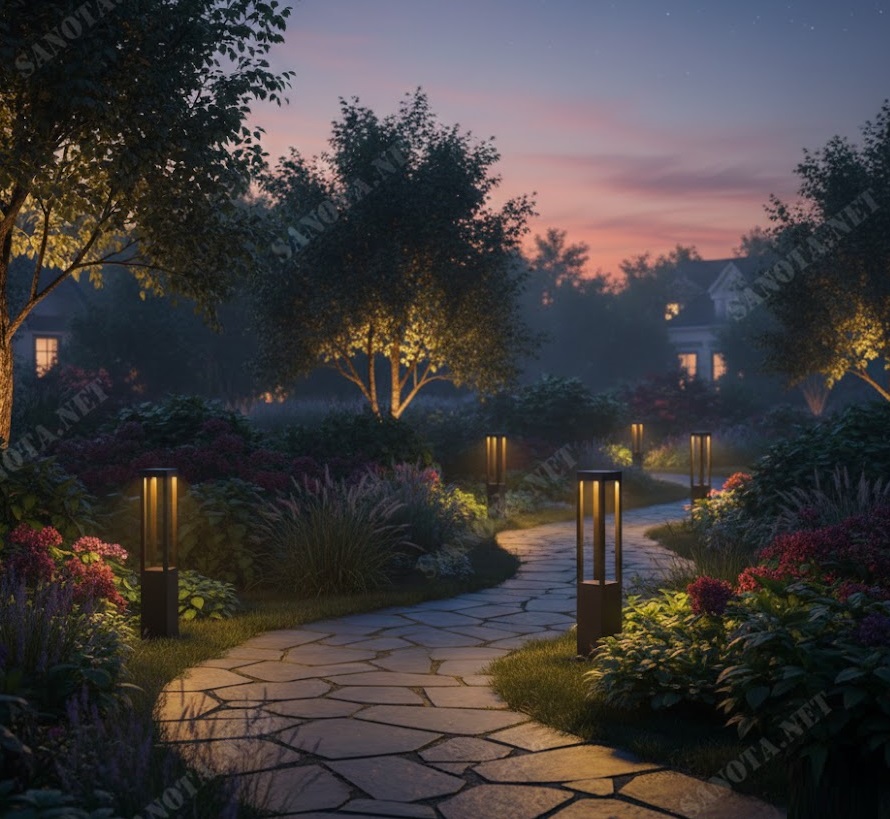 Đèn trụ đứng 8121