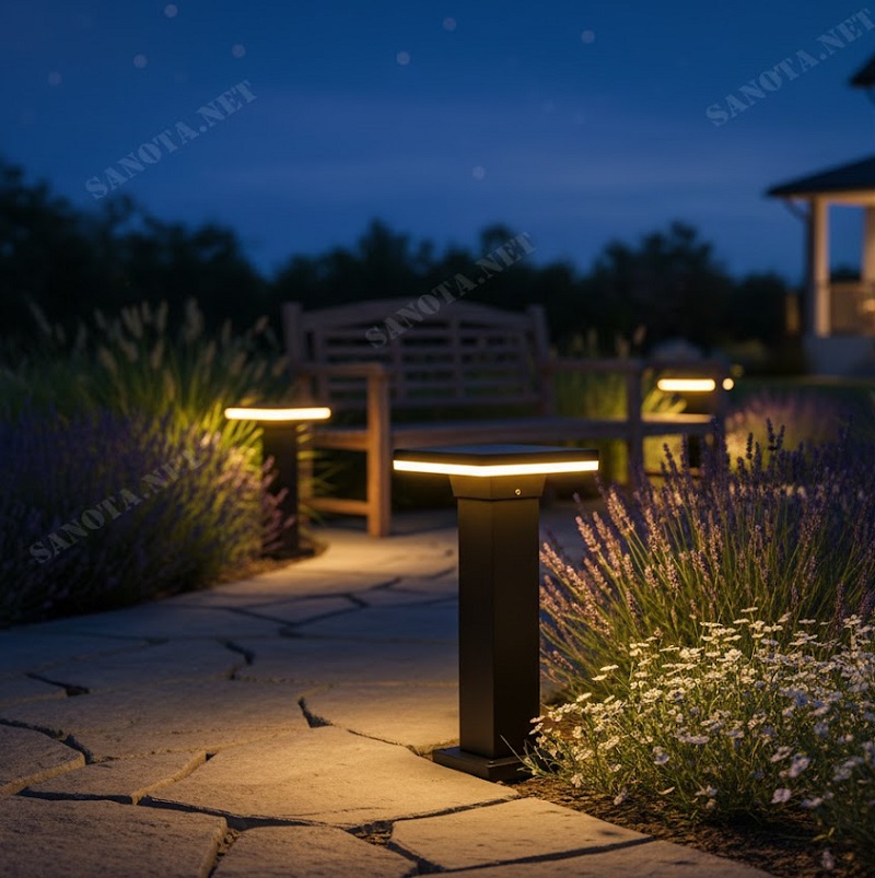 Đèn trụ đứng 7715