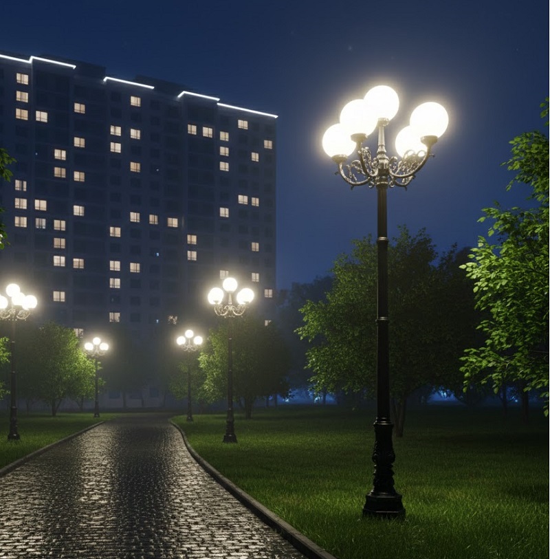 Đèn trụ đứng TRỤ032