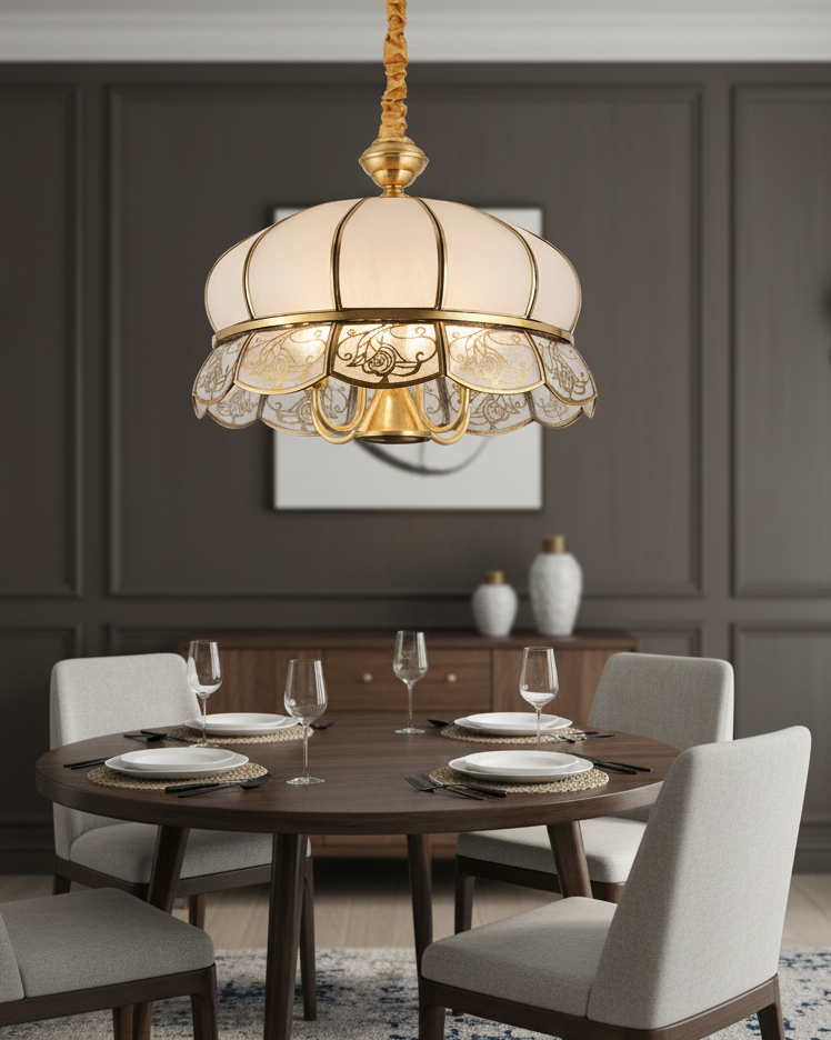 Đèn thả đồng cổ điển SNT3370 một kiệt tác ánh sáng, mang đến sự sang trọng và quý phái cho mọi không gian. Với sự kết hợp tinh tế giữa đồng cao cấp....