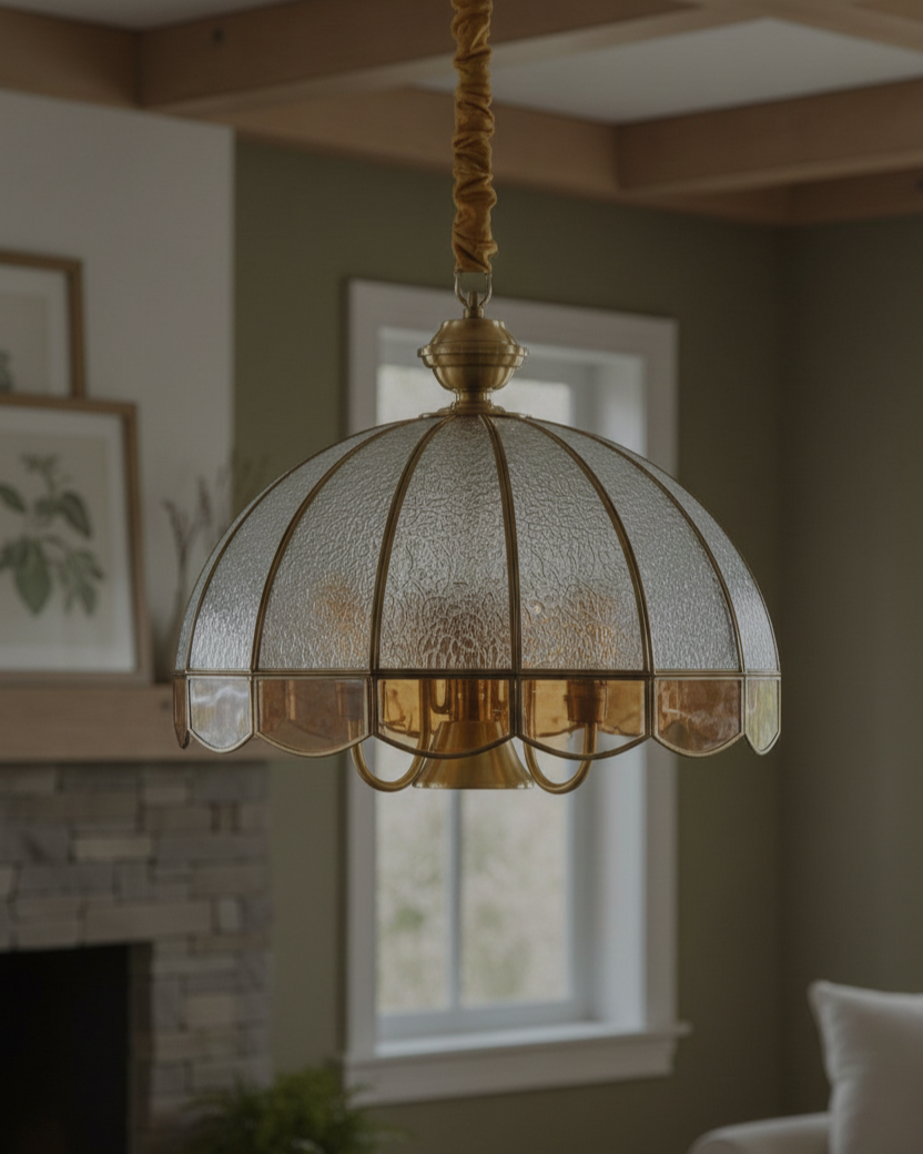 Đèn thả cổ điển mũ đồng hoàng gia SNT3372