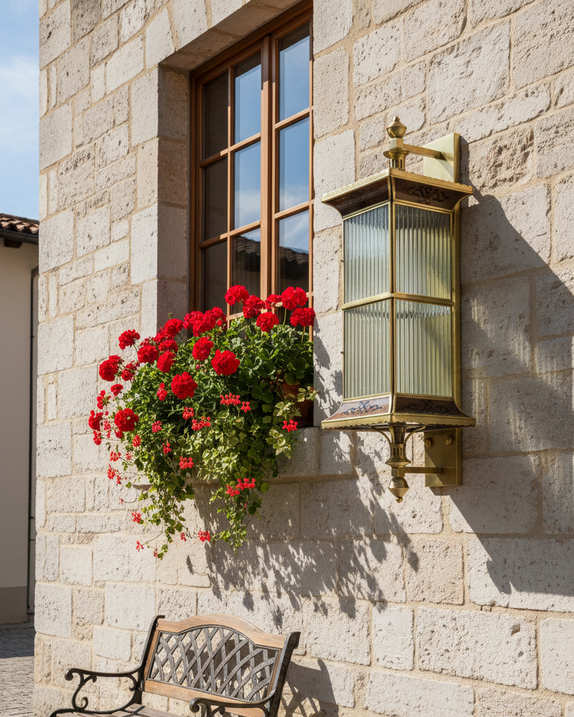 Đèn tường đồng phục hưng SNT6197