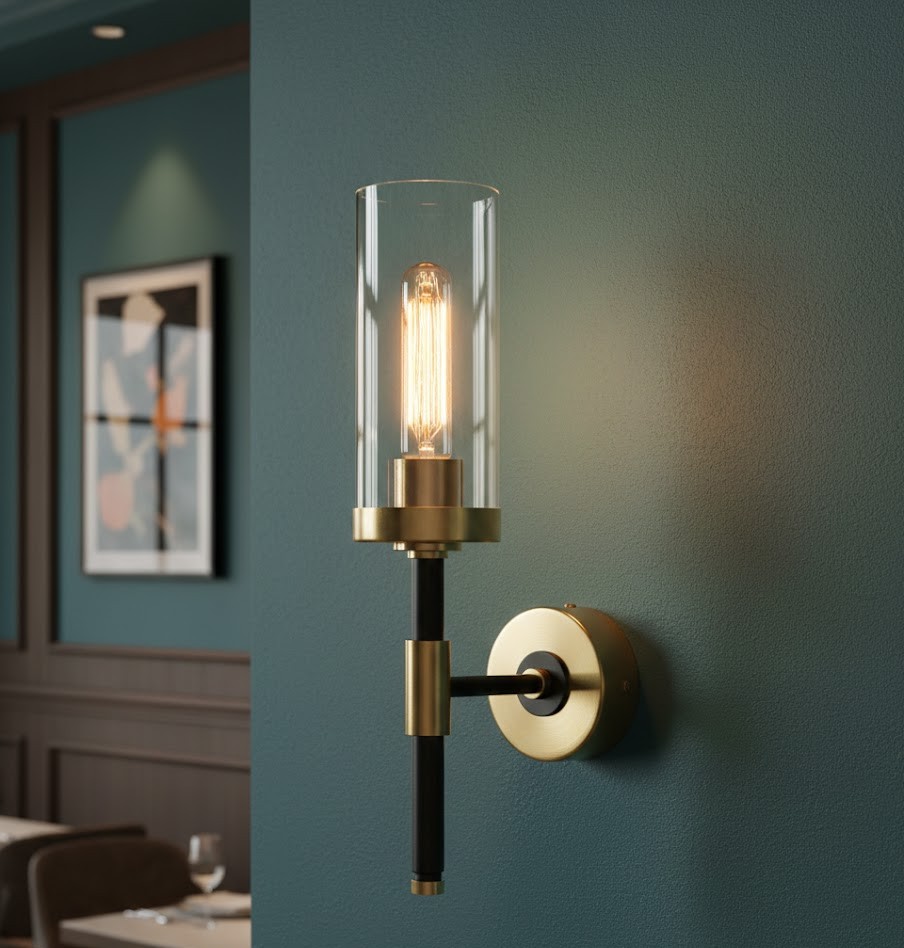 Đèn tường ống thủy tinh hiện đại SNT3529