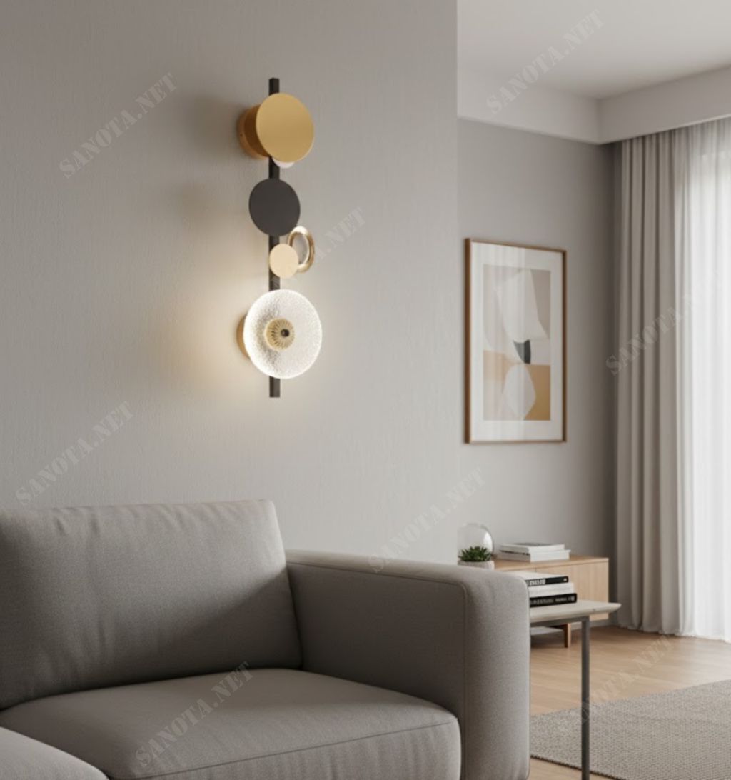 Đèn tường hình học nghệ thuật SNT3552 - Ảnh 2