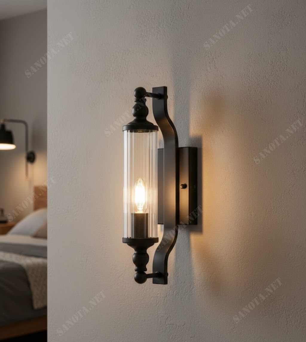 Đèn tường lồng trụ vintage SNT3562 - Ảnh 2