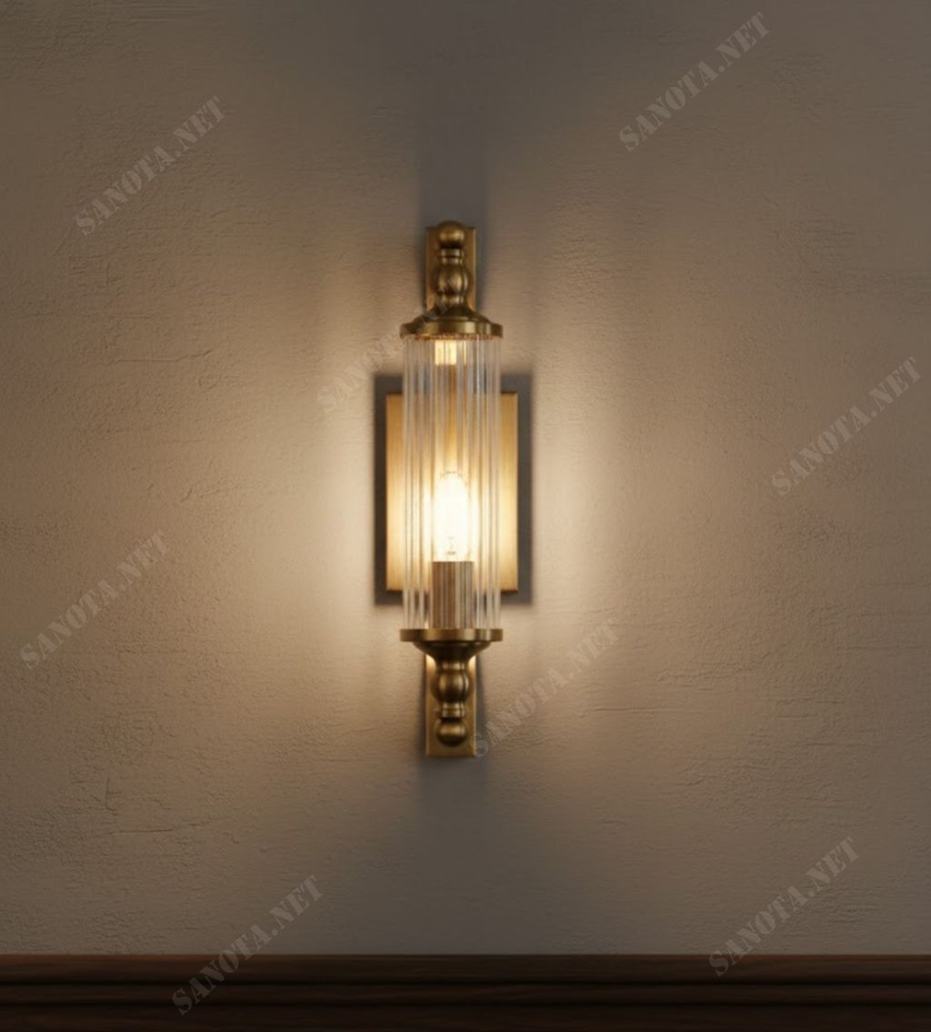 Đèn tường lồng trụ vintage SNT3562 - Ảnh 4