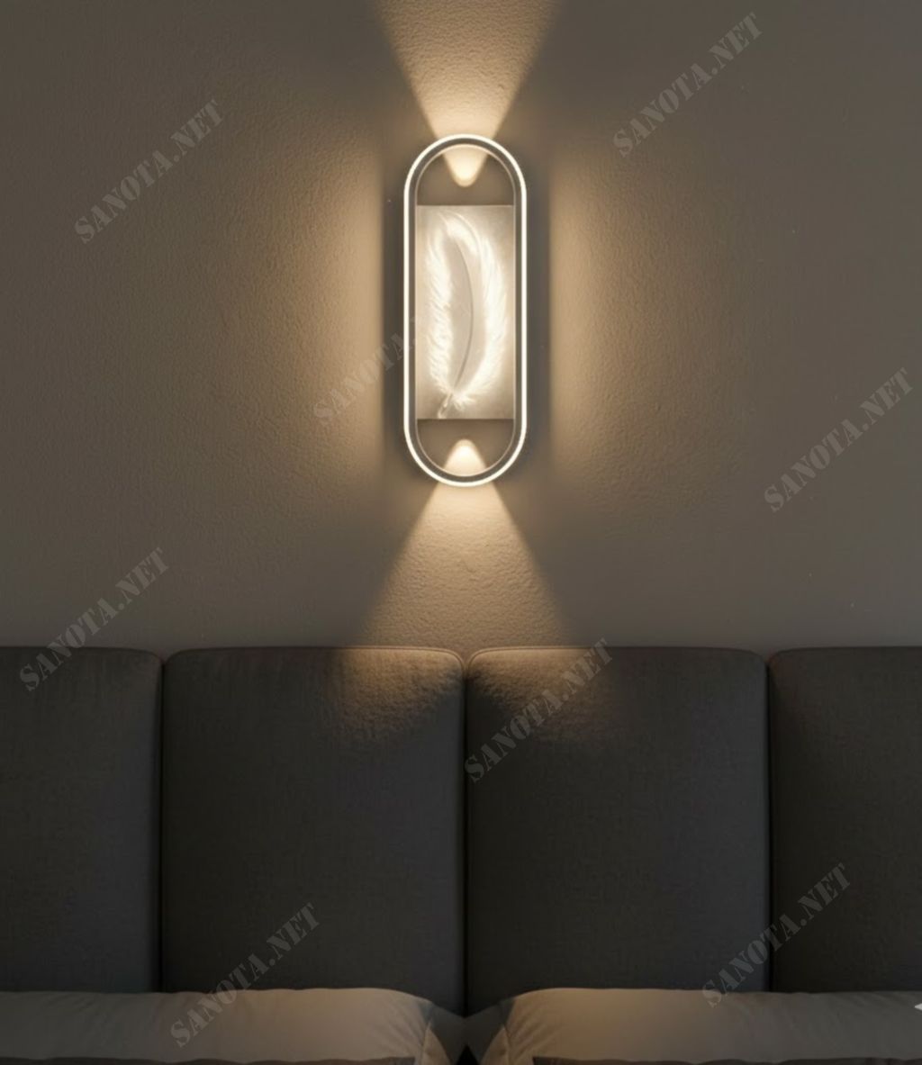 Đèn tường hình elip lông vũ SNT3601 - Ảnh 3