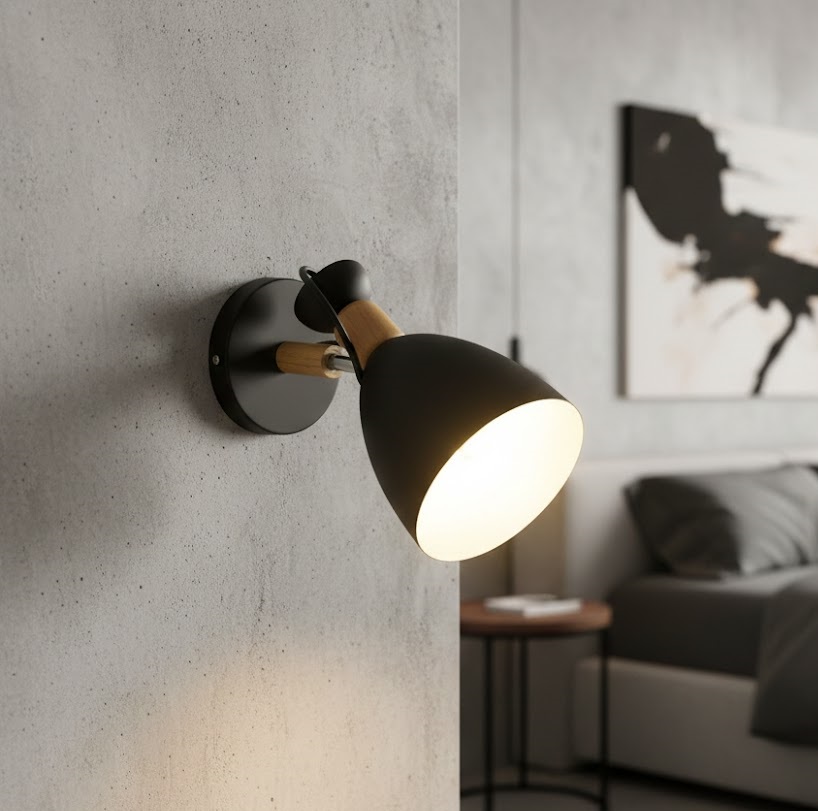 Đèn tường trang trí chao đen hiện đại SNT4079