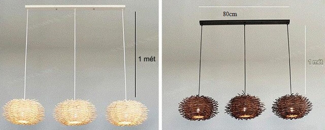 một chiếc đèn thả mây tre với thiết kế độc đáo, là một chiếc đèn cầu mây đan rối, chiếc đèn thả được làm thủ công tỉ mỉ, tôn lên nét đẹp truyền thống, vẻ đẹp giản dị mộc mạc nhưng thiết kế độc đáo vẫn đan xen nét đẹp trong thiết kế nội thất hiện đại, chiếc đèn vừa là vật chiếu sáng vừa là món đồ trang trí tạo điểm nhấn cho không gian của những nhà hàng, khách sạn hay quán cafe theo phong cách truyền thống, hay những căn nhà thiết kế đơn giản