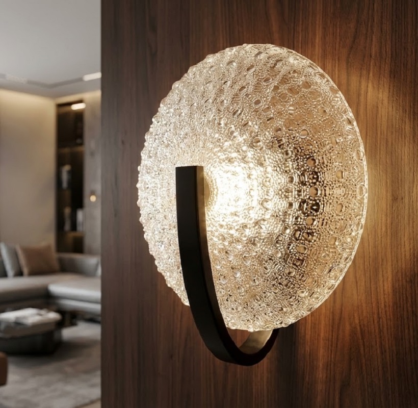 Đèn gắn tường chao thuỷ tinh sang trọng SNT2629