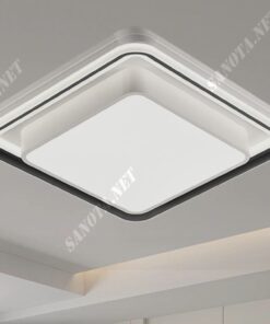 Đèn ốp trần LED phòng khách hiện đại này không chỉ mang lại ánh sáng tốt mà còn là một món đồ trang trí đẹp mắt, góp phần tạo nên không gian sống hiện đại và tiện nghi cho ngôi nhà của bạn.