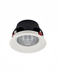Đèn âm trần LED COB spotlight 25W DL-GW25 với kích thước thi công Ø180mm, đèn dễ dàng lắp đặt trong nhiều không gian khác nhau. Góc chiếu sáng 50° và màu viền trắng giúp đèn phù hợp với nhiều phong cách thiết kế nội thất.