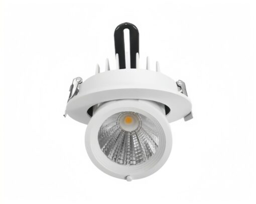 Đèn âm trần spotlight điều chỉnh hướng 90° 12W DL-L12 có hai màu là đen và trắng. Vỏ đèn được tạo nên từ hợp kim nhôm cho thiết kế sang trọng, thanh lịch. Đèn không chỉ có tác dụng chiếu sáng mà còn góp phần cải thiện sức khỏe và tâm trạng của người sử dụng.