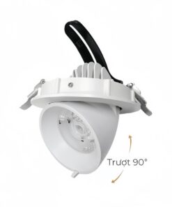 Đèn âm trần spotlight điều chỉnh hướng 90° 20W DL-L20 mang đến vẻ đẹp thanh lịch với hai màu trắng và đen, dễ dàng phù hợp với mọi phong cách trang trí. Đèn đảm bảo hiệu suất chiếu sáng mạnh mẽ và tiết kiệm năng lượng.