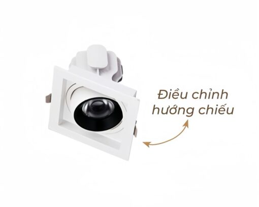 Đèn âm trần spotlight vuông chỉnh hướng 15W DLS-AW15 là một sản phẩm nổi bật với khả năng điều chỉnh hướng chiếu linh hoạt. Thiết kế vuông vắn và sang trọng, chiếc đèn này dễ dàng phù hợp với mọi không gian nội thất, từ nhà ở đến văn phòng làm việc.