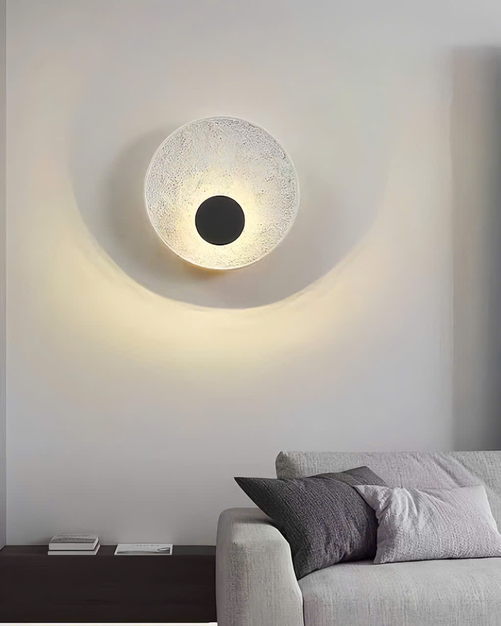 Đèn Tường LED Điểm Nhấn Hình Tròn Đen SNT3040
