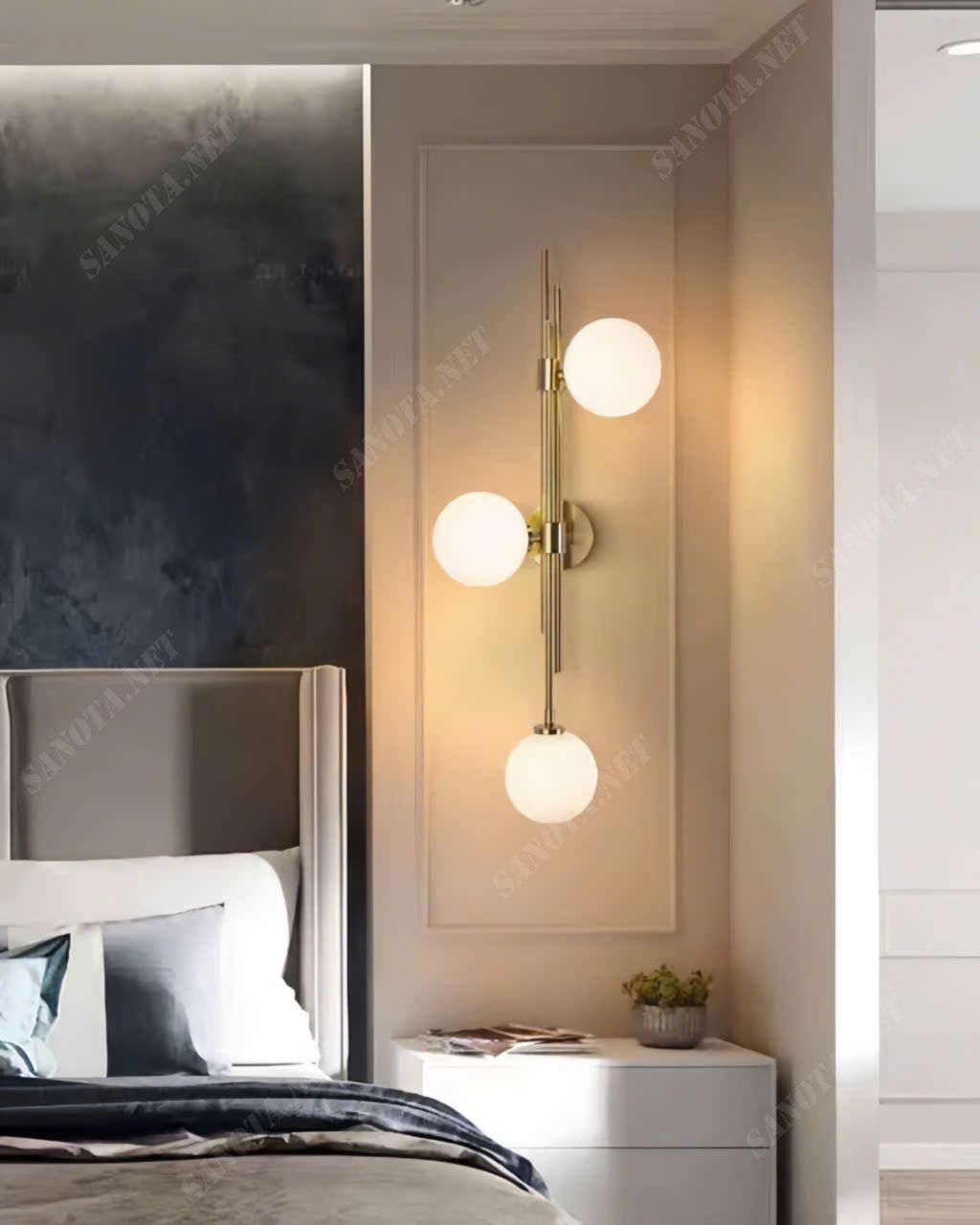 Đèn Thủy Tinh Hình Cầu Hiện Đại SNT3081 - Ảnh 2