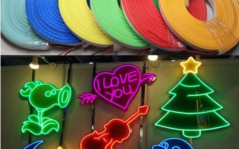 Đèn neon là một loại đèn phóng điện khí, hoạt động dựa trên nguyên lý tự phát xạ ánh sáng khi các khí hiếm như neon hoặc argon được đặt trong môi trường áp suất thấp