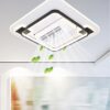 Đèn ốp trần LED kết hợp quạt với thiết kế tối giản và tinh tế. Chiếc quạt trần này tích hợp cánh quạt ẩn thông minh cùng hệ thống đèn LED hiện đại. Tạo nên vẻ đẹp hài hòa và gọn gàng. Điểm đặc biệt chính là khả năng hoạt động êm ái, không gây tiếng ồn. Phù hợp cho phòng khách, phòng ngủ hay thậm chí là không gian làm việc.