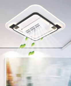 Đèn ốp trần LED kết hợp quạt với thiết kế tối giản và tinh tế. Chiếc quạt trần này tích hợp cánh quạt ẩn thông minh cùng hệ thống đèn LED hiện đại. Tạo nên vẻ đẹp hài hòa và gọn gàng. Điểm đặc biệt chính là khả năng hoạt động êm ái, không gây tiếng ồn. Phù hợp cho phòng khách, phòng ngủ hay thậm chí là không gian làm việc.