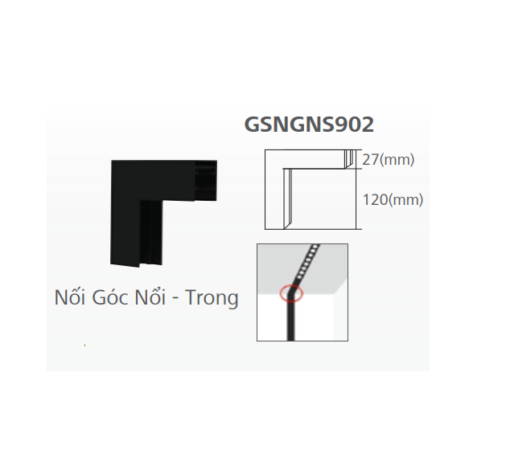 Nối Góc Nổi - Trong GSNGNS902