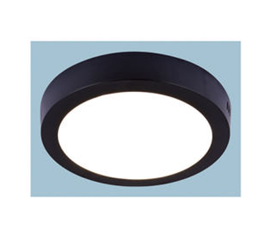 Đèn ốp trần tròn viền đen 18W S007