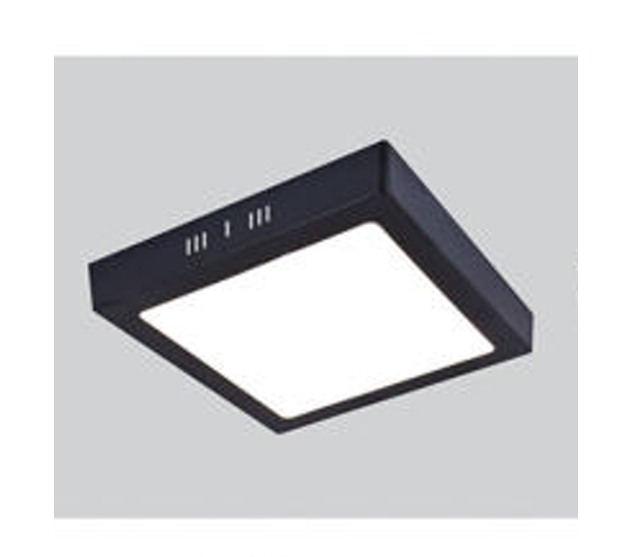 Đèn ốp trần vuông viền đen 12W S002