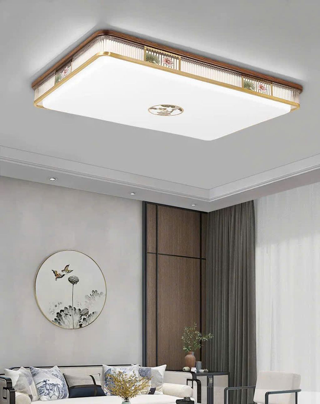 Đèn ốp trần đồng đế gỗ sang trọng là sự kết hợp hoàn hảo giữa vẻ đẹp truyền thống và tiện nghi hiện đại. Với thiết kế tinh tế, chất liệu gỗ tự nhiên và tính năng đa dạng. Chiếc đèn này mang lại ánh sáng ấm áp. Là điểm nhấn trang trí cho không gian sống.