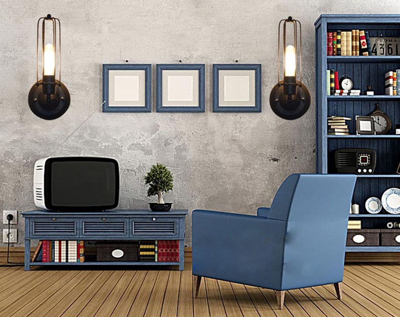 Đèn tường decor được chế tác tinh xảo với chất liệu kim loại sơn tĩnh điện màu đen mờ. Đèn gắn tường nghệ thuật này nổi bật nhờ khung đèn dạng lồng độc đáo bao bọc bóng đèn Edison mang đậm phong cách cổ điển pha lẫn hiện đại. Ánh sáng vàng ấm từ bóng LED tiết kiệm điện không chỉ tạo cảm giác ấm cúng. Mà còn giúp không gian trở nên sang trọng, gần gũi hơn. Dù được lắp đặt trong phòng khách, góc làm việc hay hành lang.